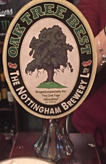 Oak Tree Best 4.5%, Nottingham Brewery, England
