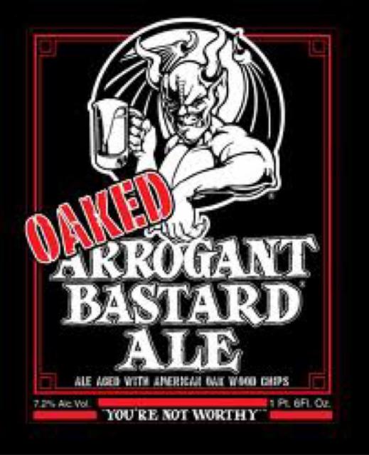 Oaked Arrogant Bastard Ale 7.2%, Arrogant Consortia (Sapporo Breweries), United States