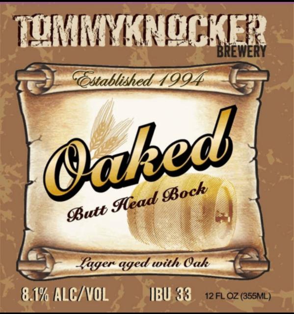 Oaked Butt Head Bock 8.1%, Tommyknocker Brewery, United States