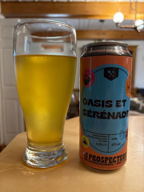 Oasis et sérénade 4.2%, Microbrasserie Le Prospecteur, Canada
