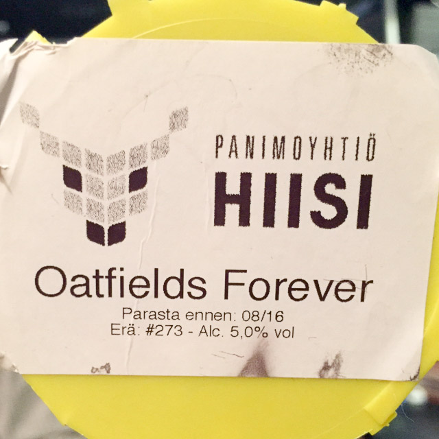 Oatfields Forever 5.0%, Panimo Hiisi, Finland