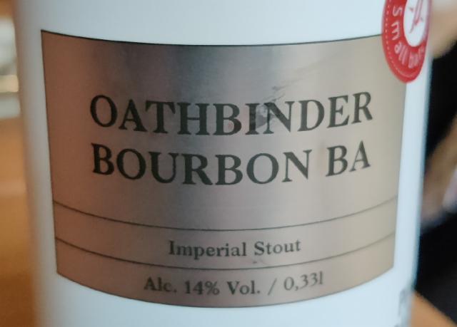 Oathbinder Bourbon BA 14.0%, Pühaste, Estonia