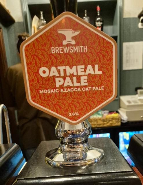 Oatmeal pale 3.8%, BrewSmith, New Zealand