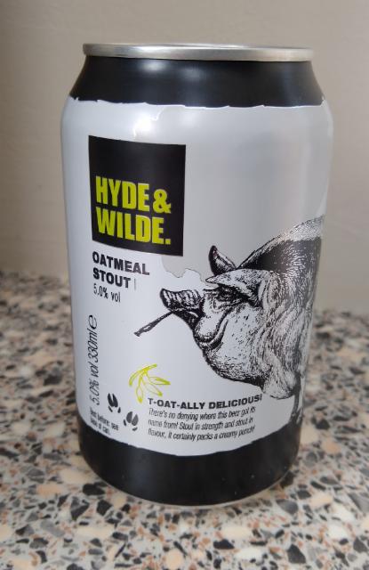 Oatmeal Stout 5.0%, Sainsbury's, England