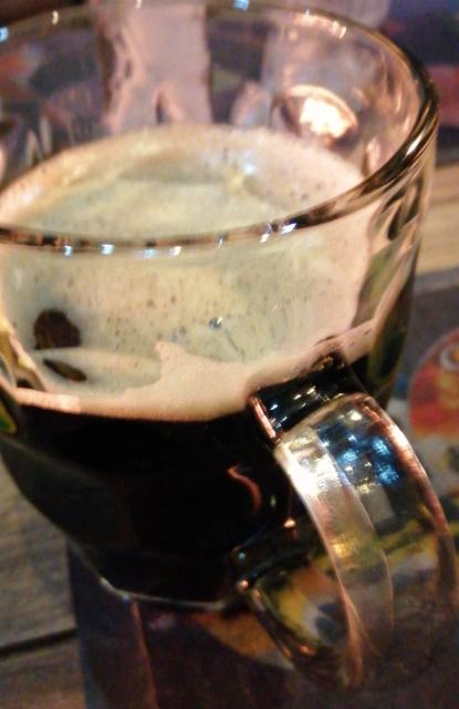 oatmeal stout 0.5%, Bollington Brewing, England