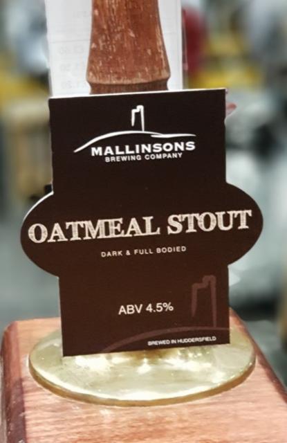 Oatmeal Stout 4.5%, Mallinsons Brewing Company, England