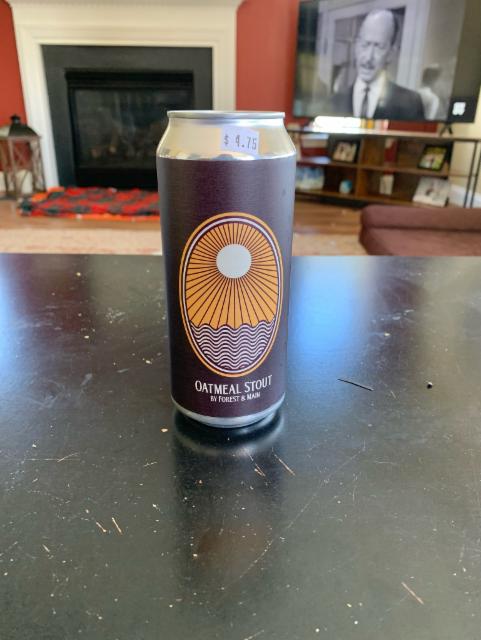 Forest & Main Oatmeal Stout 5.2%, Forest & Main Brewing Company, United States