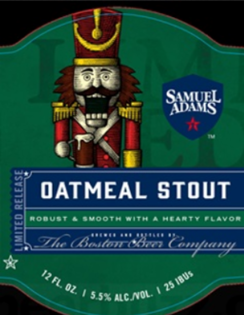 Oatmeal Stout 5.5%, Samuel Adams (Boston Beer Company), United States