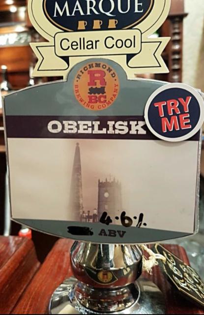 Obelisk 4.6%, Richmond Brewing, England