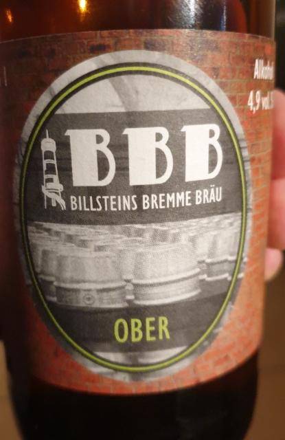 BBB Ober 4.9%, Bilsteins Bremme Bräu, Germany