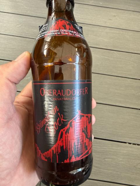 Oberaudorfer Brünnstein Bock, Oberaudorfer Privatbrauerei