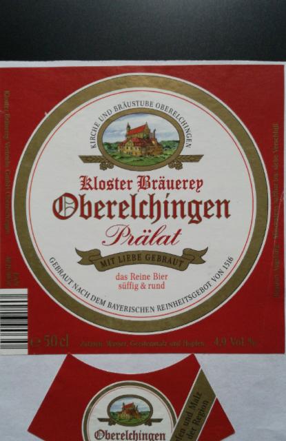 Oberelchingen Prälat 4.9%, Kloster Bräuerep Oberelchingen, Germany