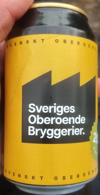 Oberoende Irish Stout 4.4%, PKLK Bryggeri, Sweden