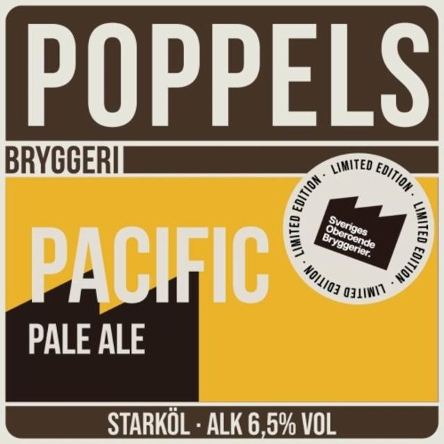 Oberoende Pacific IPA 6.5%, Poppels Bryggeri, Sweden