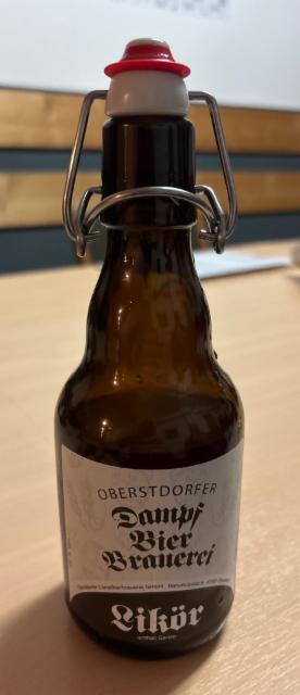 Oberstdorfer dampfbier Likör 25.0%, Oberstdorfer Dampfbierbrauerei, Germany