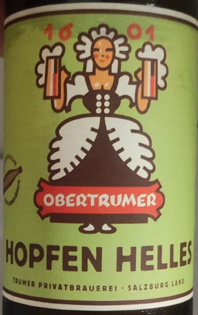 Obertrumer Hopfen Helles 4.5%, Trumer Privatbauerei, Austria