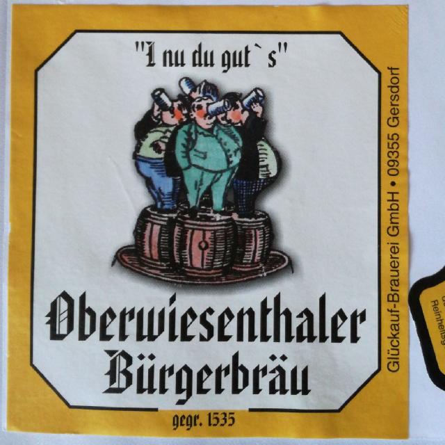 Oberwiesenthaler Bürgerbräu 5.0%, Privatbrauerei Glückauf, Germany