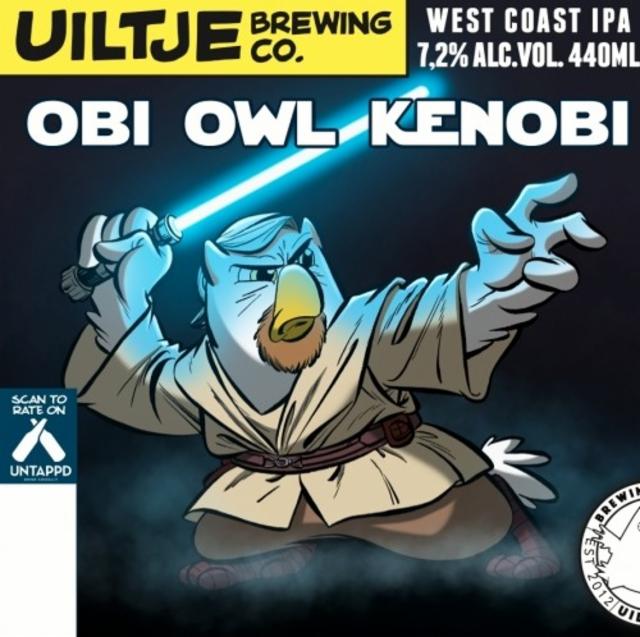 Obi Owl Kenobi 7.2%, Uiltje Brewing Co, Netherlands