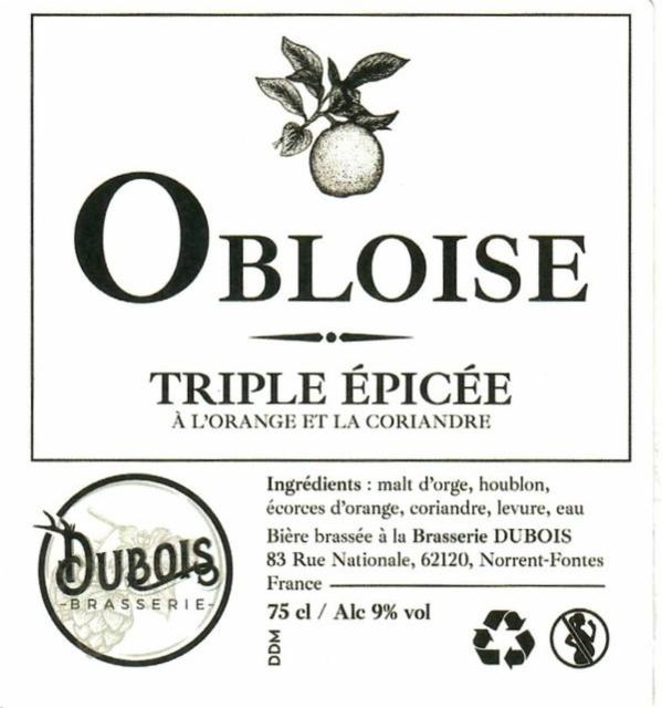 Obloise, Brasserie Dubois