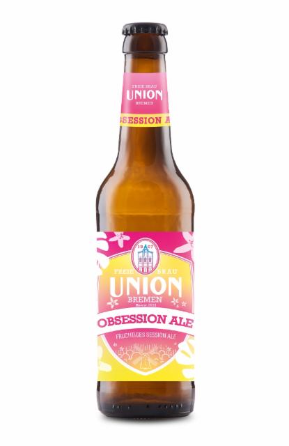 OBSESSION ALE 4.5%, Freie Brau Union Bremen, Germany