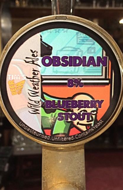Obsidian 8.0%, Wild Weather Ales, England