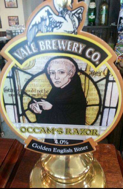 Occam's Razor 4.0%, Vale Brewery, England