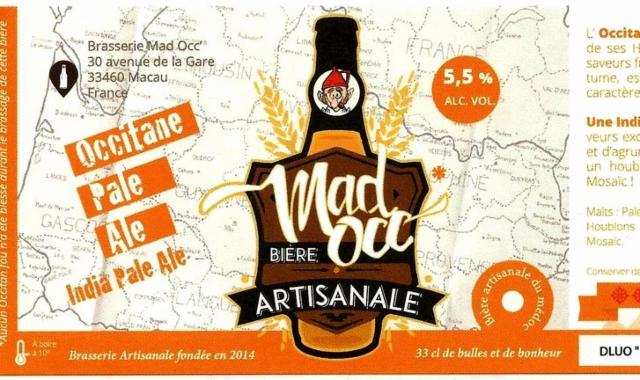 Occitane Pale Ale 5.5%, Brasserie Artisanale Mad Occ', France