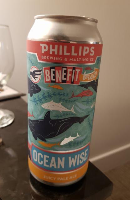 Ocean Wise Juicy Pale Ale 5.2%, Phillips Brewing & Malting Co., Canada