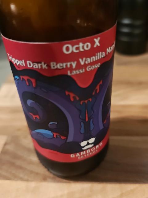 Octo X Trippel dark berry vanilla marshmellow, Gamborg bryghus