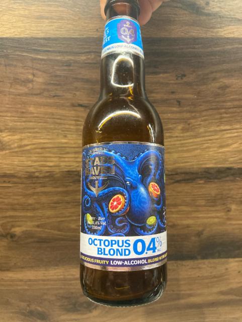 Octopus Blond Non-Alcoholic / Low-Alcohol 0.4%, Stadshaven Brouwerij, Netherlands
