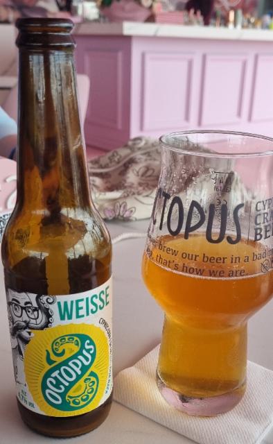 Octopus Weisse 4.7%, Octo Microbrewery, Cyprus