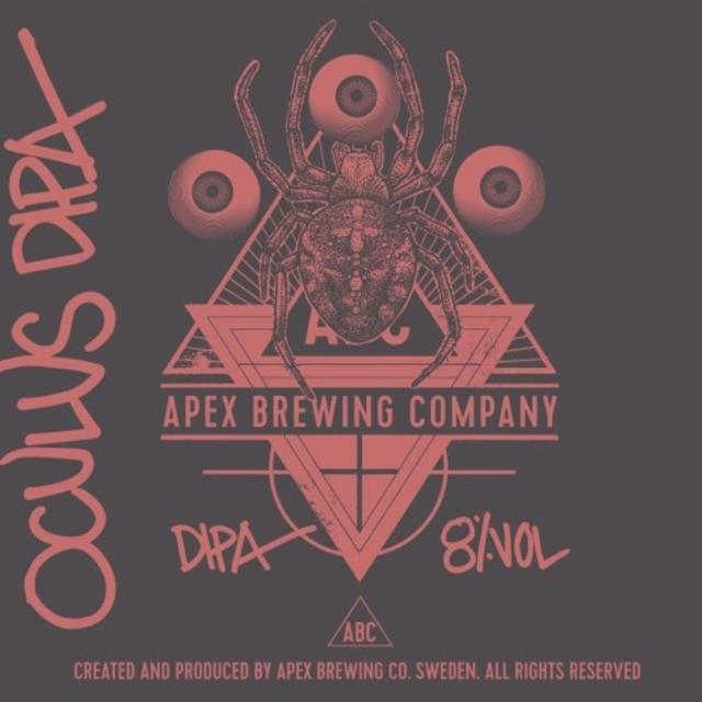 Oculus DIPA 8.0%, Apex Brewing Company, Sweden