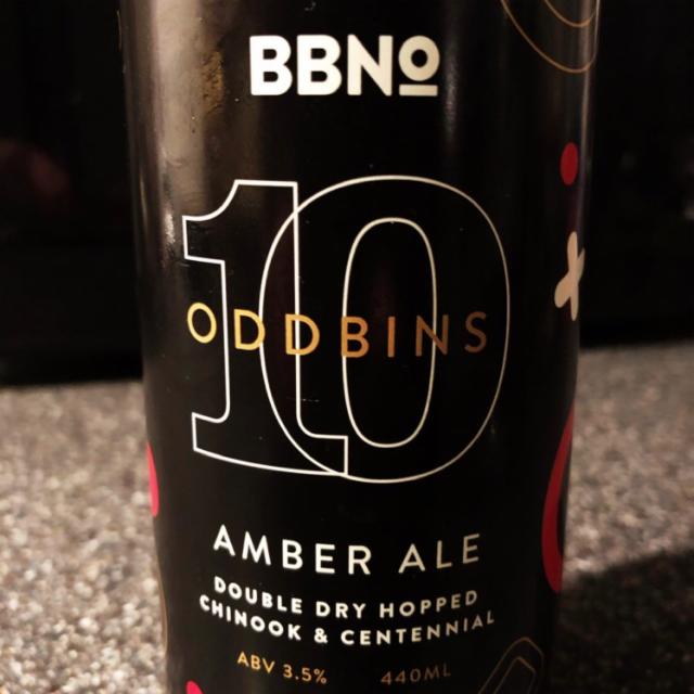 10 Oddbins Amber Ale - DDH Chinook & Centennial 3.5%, Brew By Numbers, England