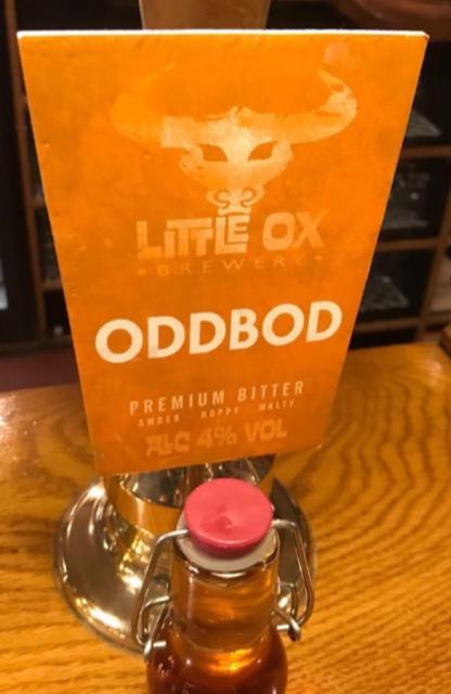 Oddbod 4.0%, Little Ox Brewery, England