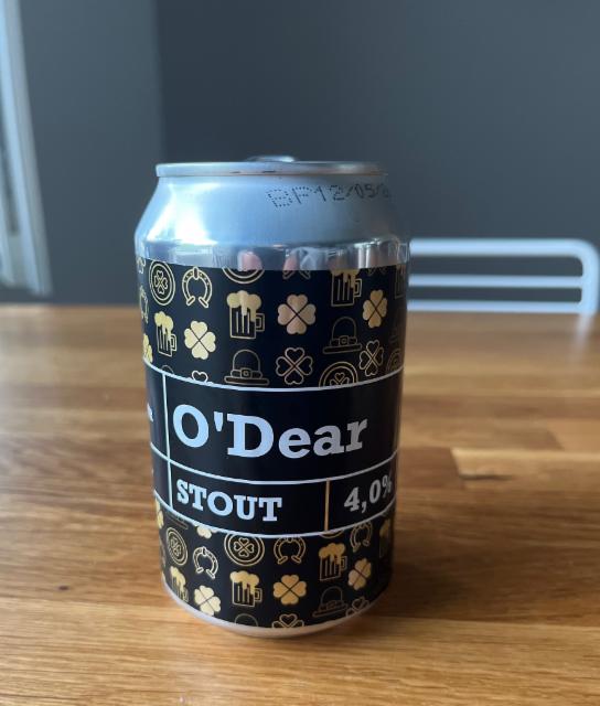 O'dear stout 4.0%, Gæðingur Öl Brugghús, Iceland