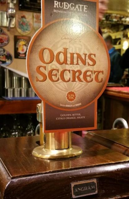 Odins Secret 3.7%, Rudgate Brewery, England