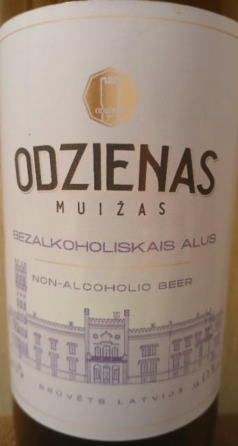 Odzienas Bezalkoholiskais 0.5%, Odzienas Muižas Alus, Latvia