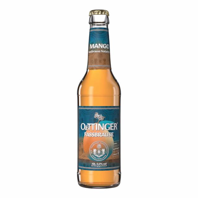 Oettinger Fassbrause Mango 0.0%, Oettinger Brauerei, Germany