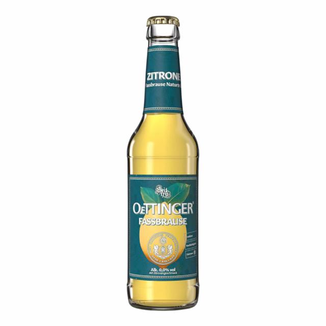 Oettinger Fassbrause Zitrone 0.0%, Oettinger Brauerei, Germany
