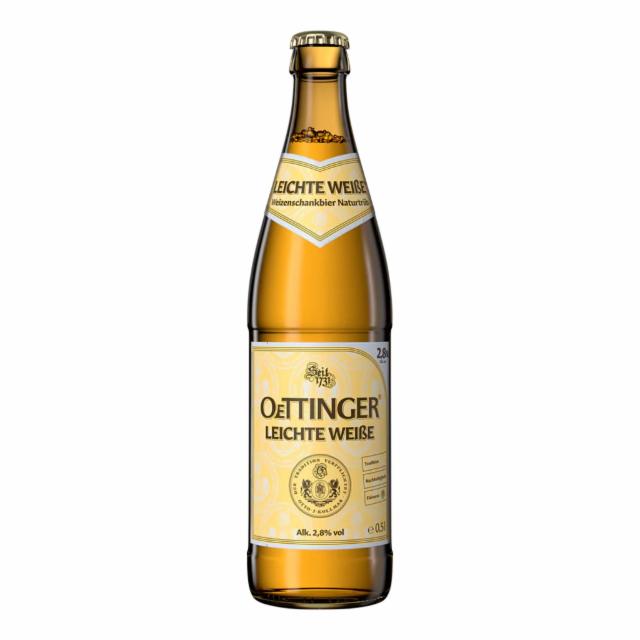 Oettinger Leichte Weiße 2.8%, Oettinger Brauerei, Germany