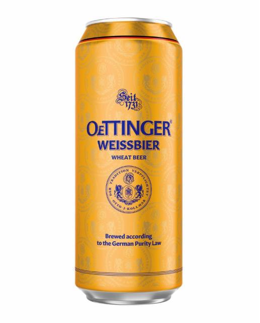 Oettinger weissbier 4.9%, Oettinger Brauerei, Germany