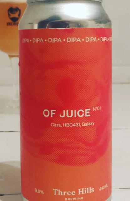 Of Juice N°01 9.0%, Three Hills Brewing, England