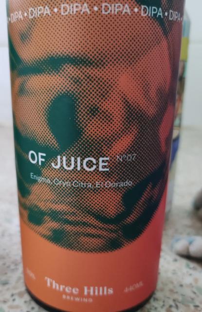 of juice No07 9.0%, Three Hills Brewing, England