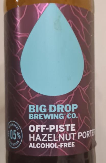 Off-Piste Hazelnut Porter 0.5%, Big Drop Brewing Co., England