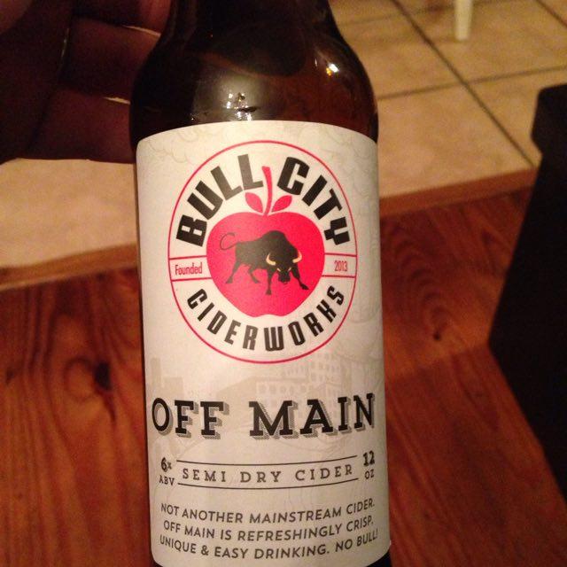 Off Main 6.0%, Bull City Ciderworks, United States