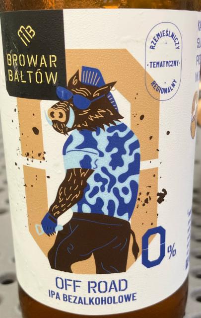 Off road IPA bezalalkolowe, Browar Bałtów