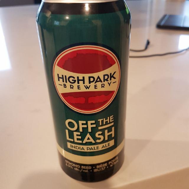 Off the Leash 6.5%, High Park Brewery, Canada