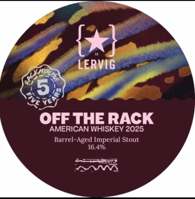 Off the Rack American Whiskey 2025 By Rackhouse 16.4%, Lervig Aktiebryggeri, Norway