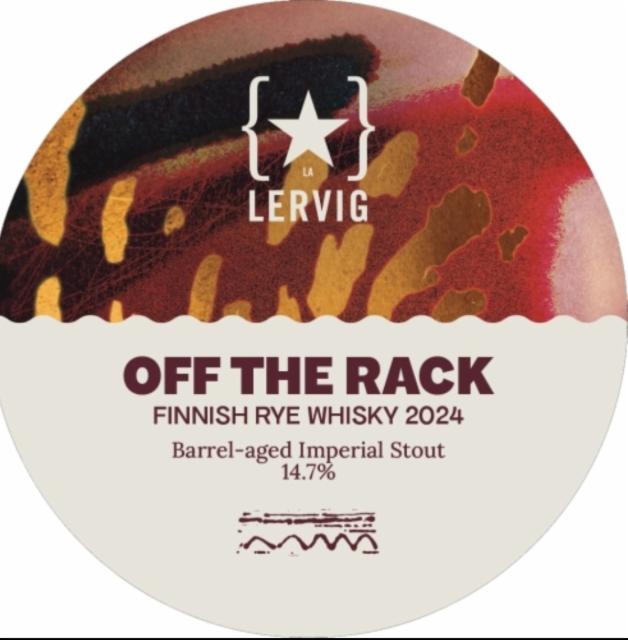 Off the Rack Finnish Rye Whisky 2024 by Rackhouse 14.7%, Lervig Aktiebryggeri, Norway