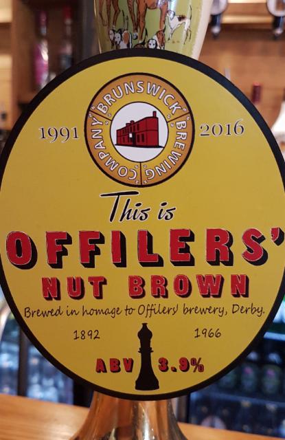 This Is Offilers' Nut Brown 3.9%, Brunswick Brewing Company, England